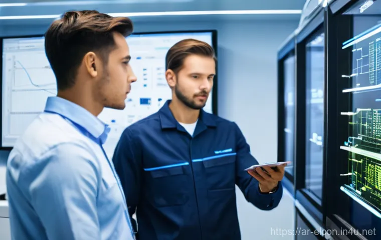 전기공사 현장 리더십과 커뮤니케이션 - **Prompt 2: Electrical Safety Training and Awareness**
    "A group of electricians, both male and f...